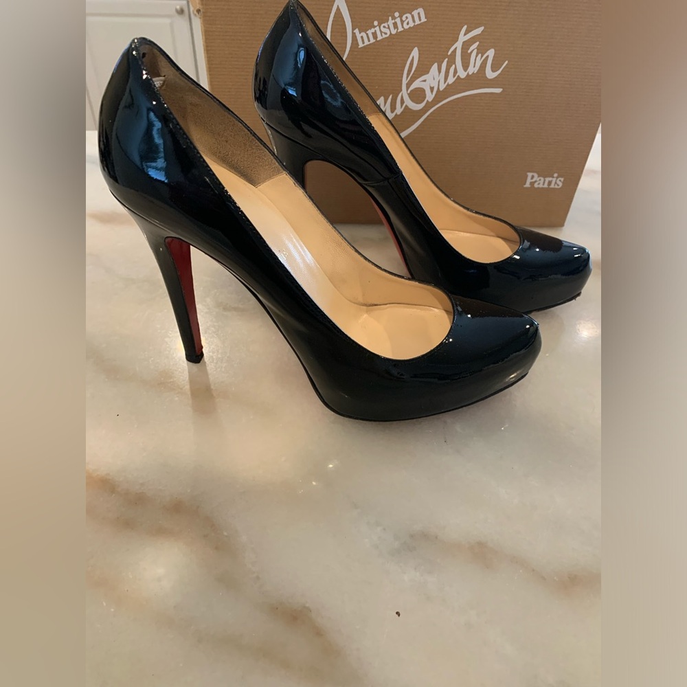 Christian Louboutin Black Rolando Pumps